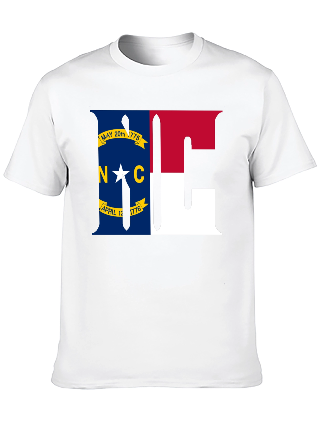 North Carolina Flag Graphic T-Shirt