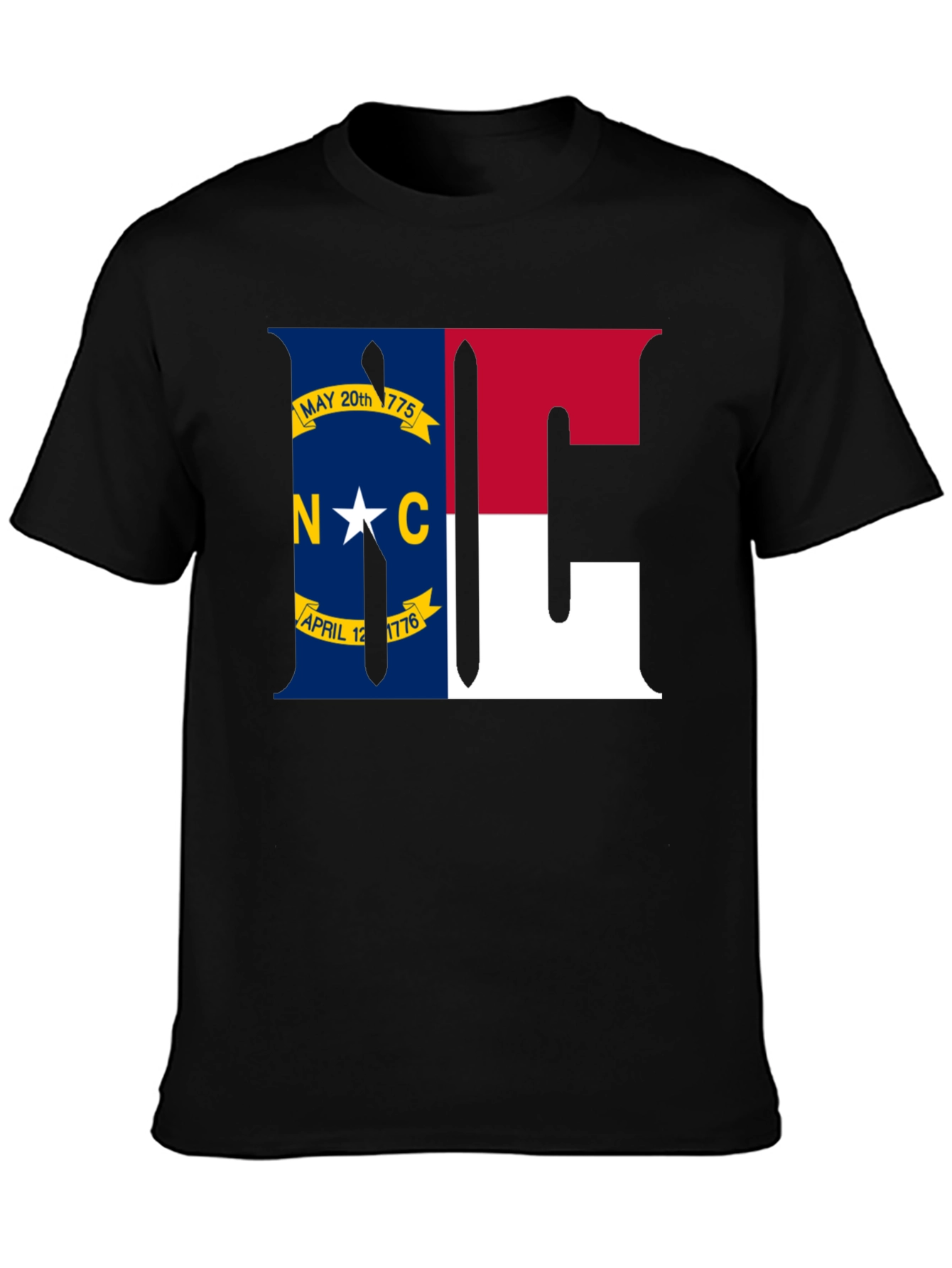 North Carolina Flag Graphic T-Shirt