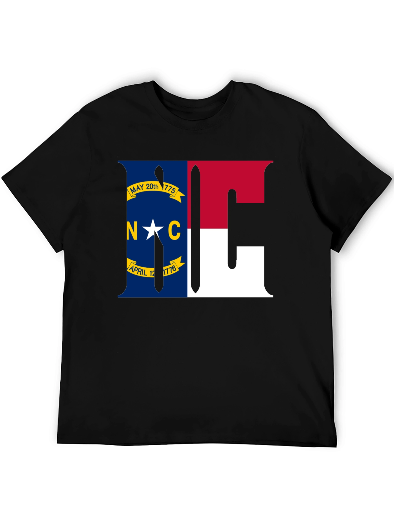 North Carolina Flag Graphic T-Shirt