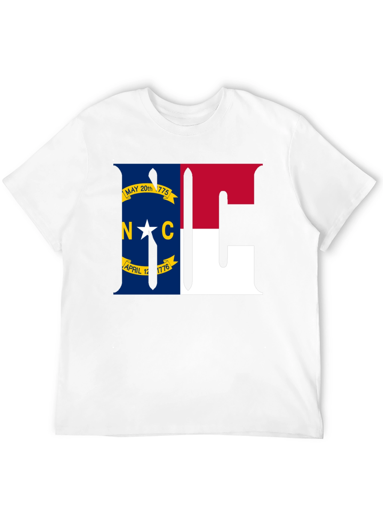 North Carolina Flag Graphic T-Shirt