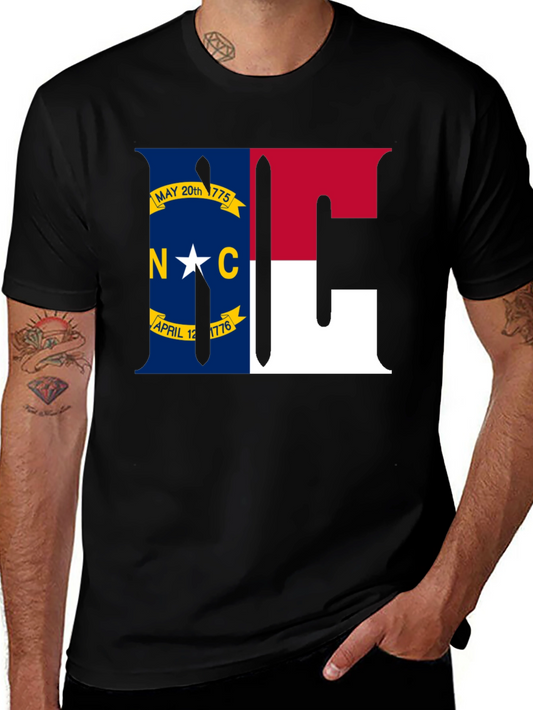 North Carolina Flag Graphic T-Shirt