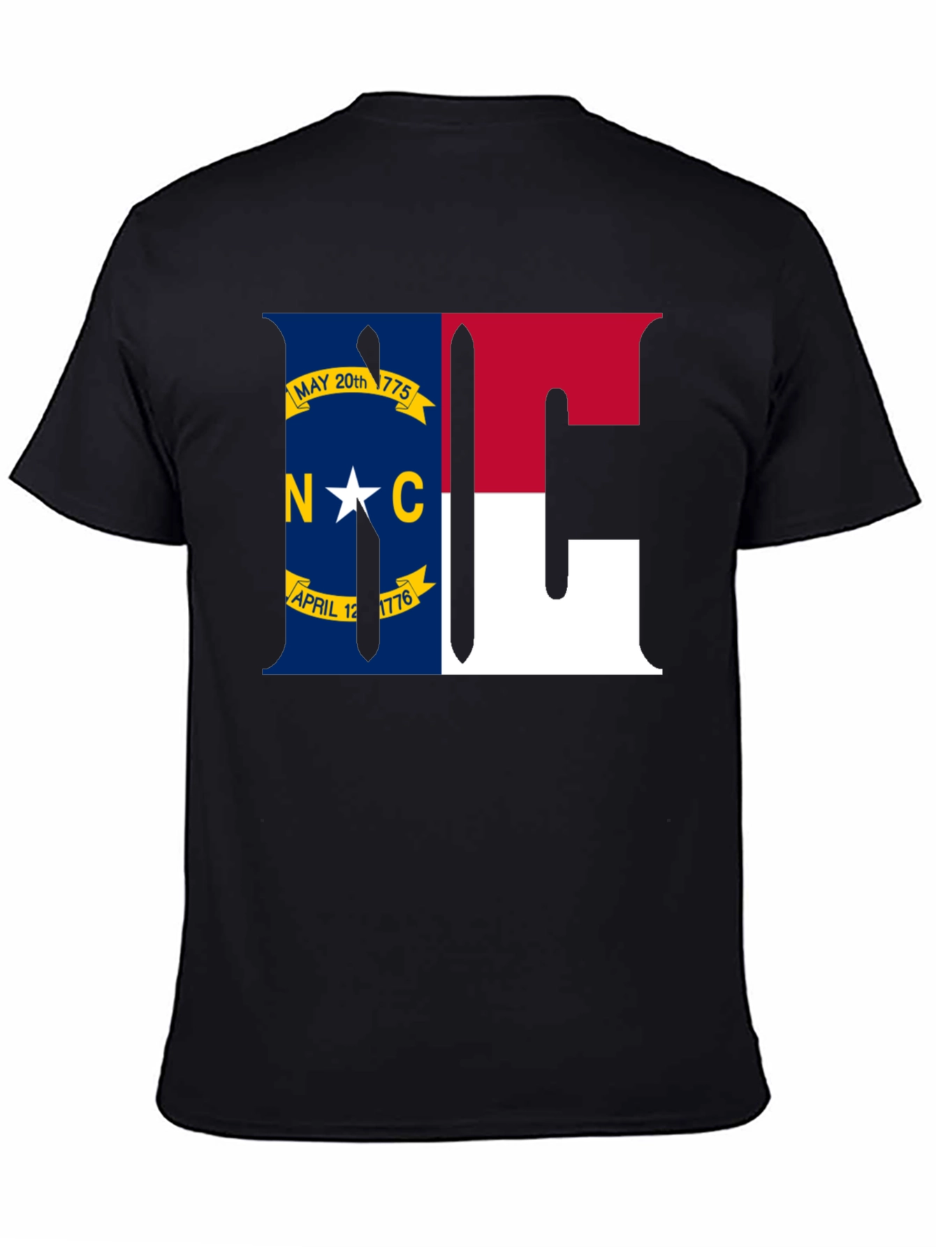 North Carolina Flag Graphic T-Shirt