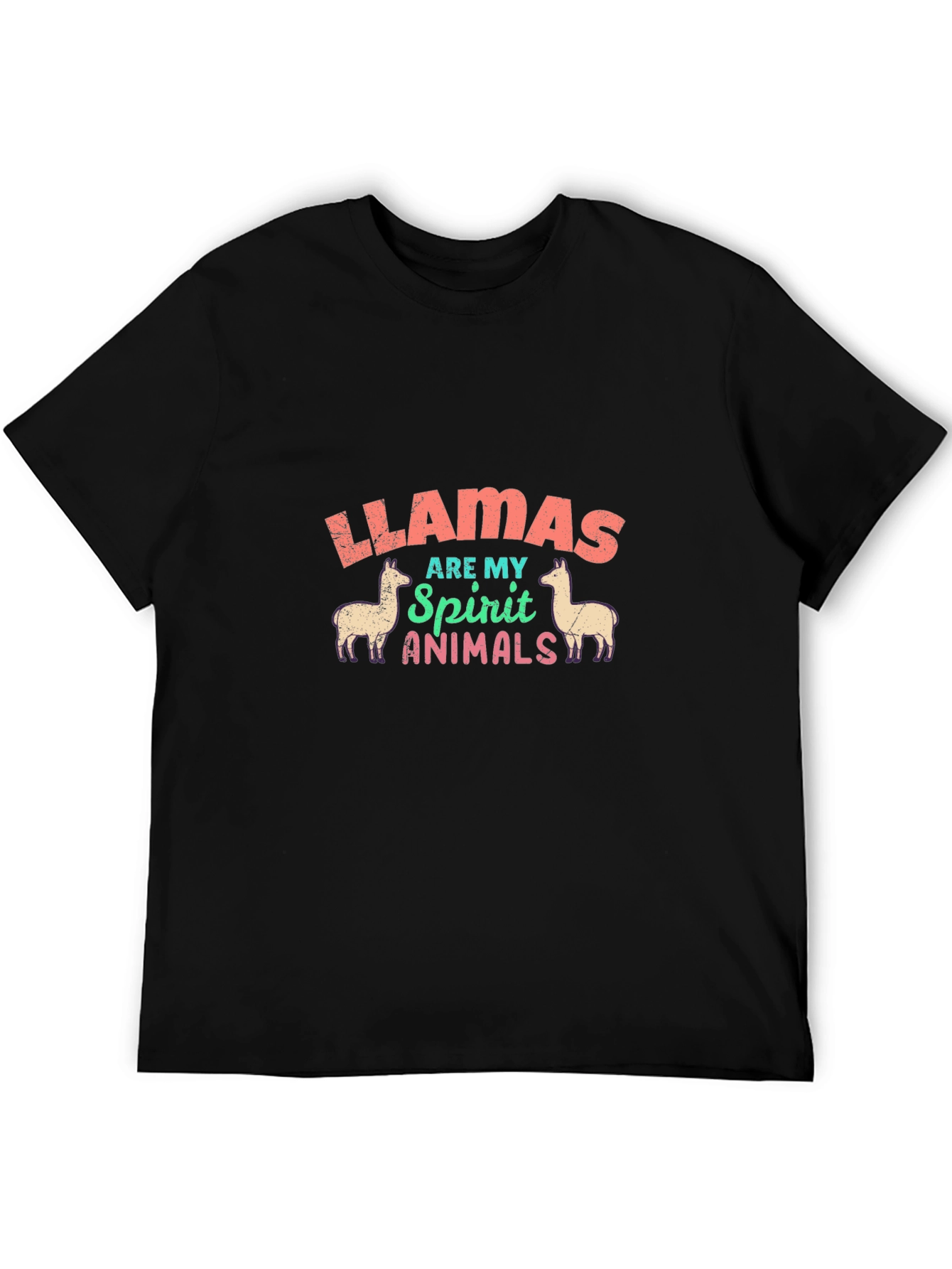 Llamas Are My Spirit Animals T-Shirt
