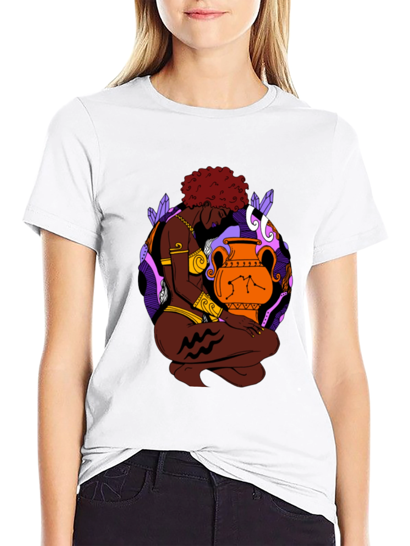 Aquarius Zodiac T-Shirt - Stylish Graphic Tee