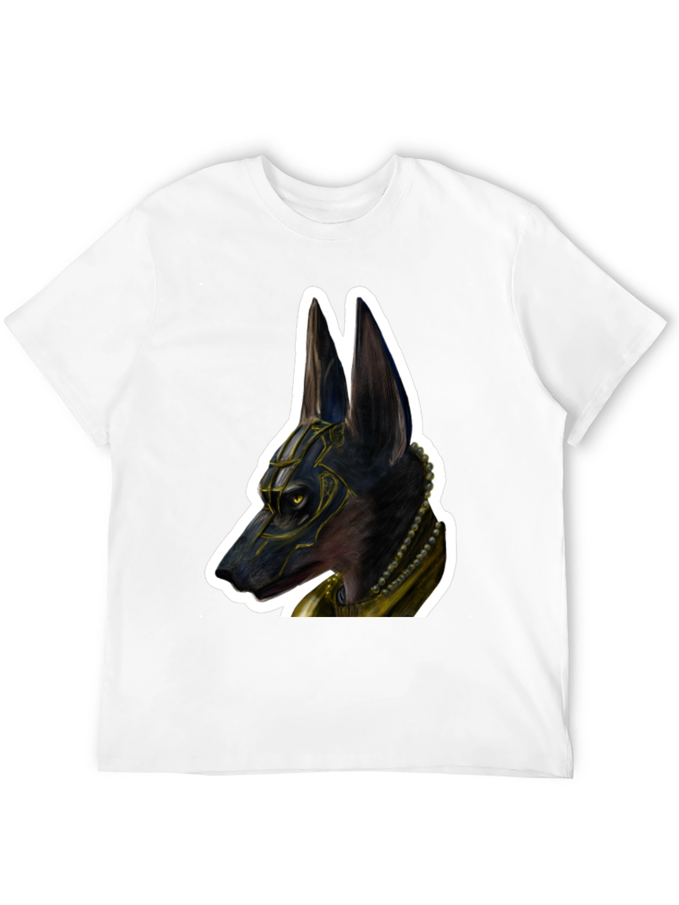 Anubis T-Shirt - Egyptian God Dog Design