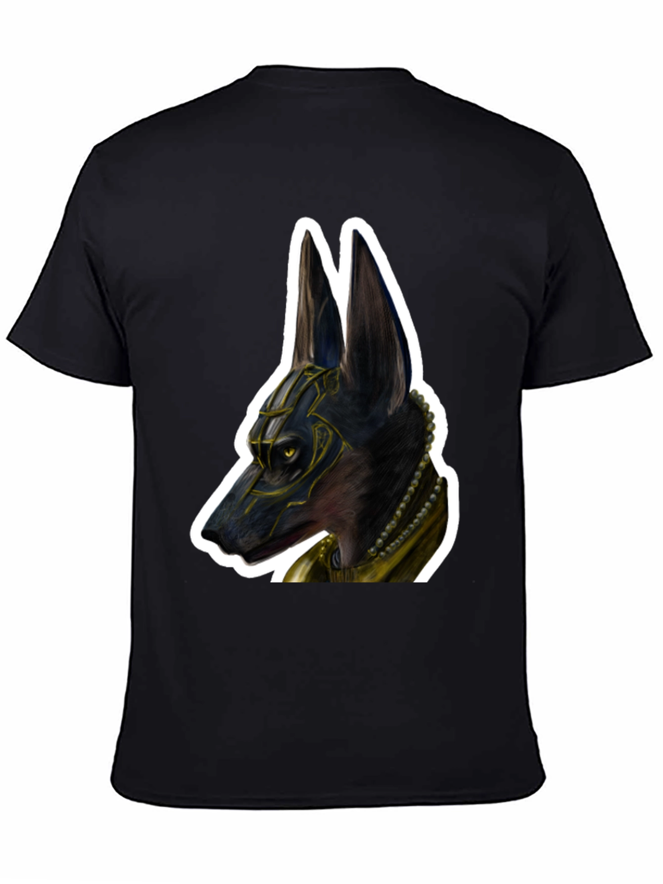Anubis T-Shirt - Egyptian God Dog Design