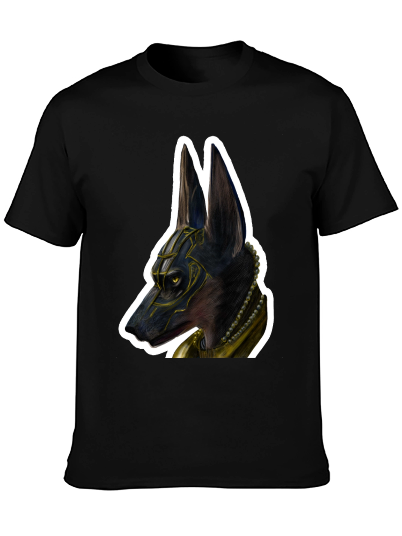Anubis T-Shirt - Egyptian God Dog Design