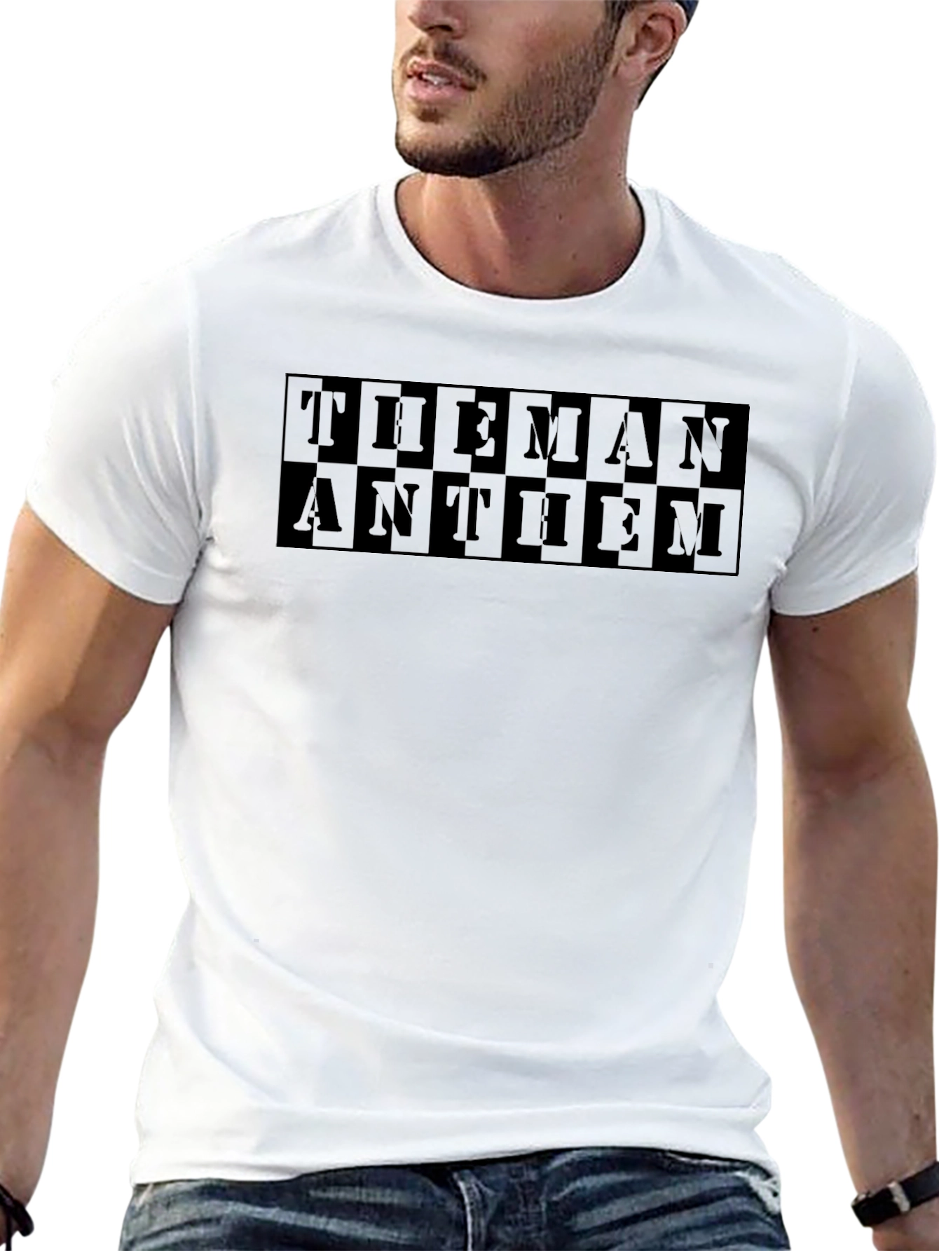 The Man Anthem Black Graphic T-Shirt