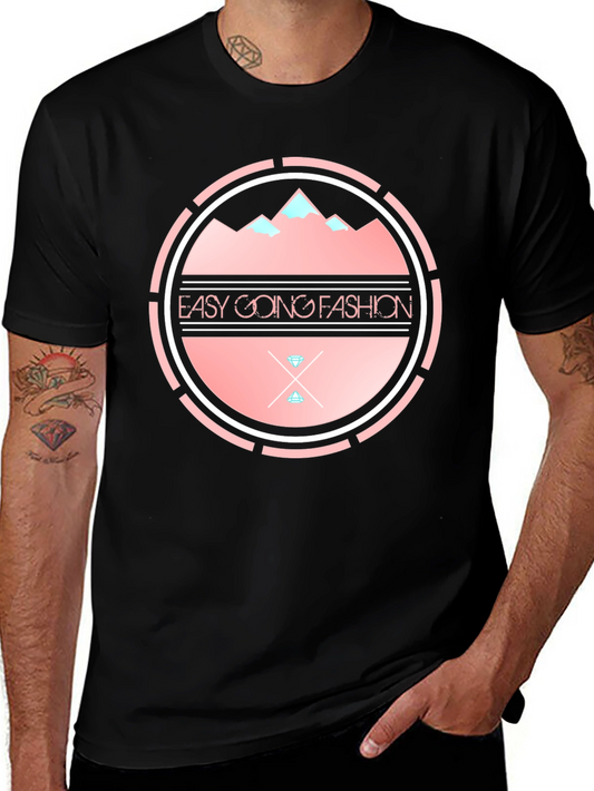 Easy Going Fashion Black T-Shirt
