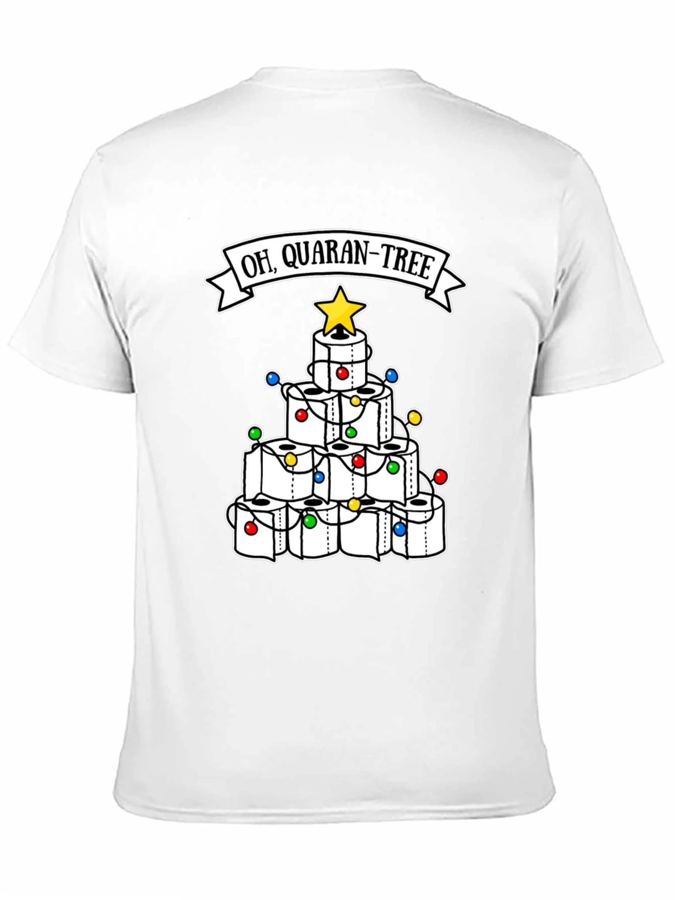Oh Quaran-Tree T-Shirt Toilet Paper Christmas Tree Tee