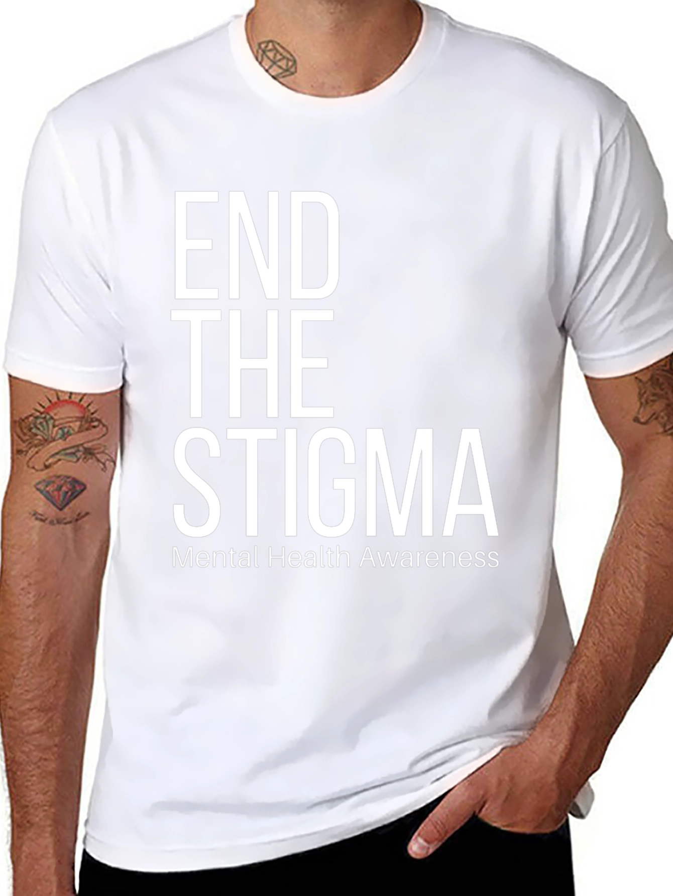 End the Stigma Mental Health Awareness T-Shirt