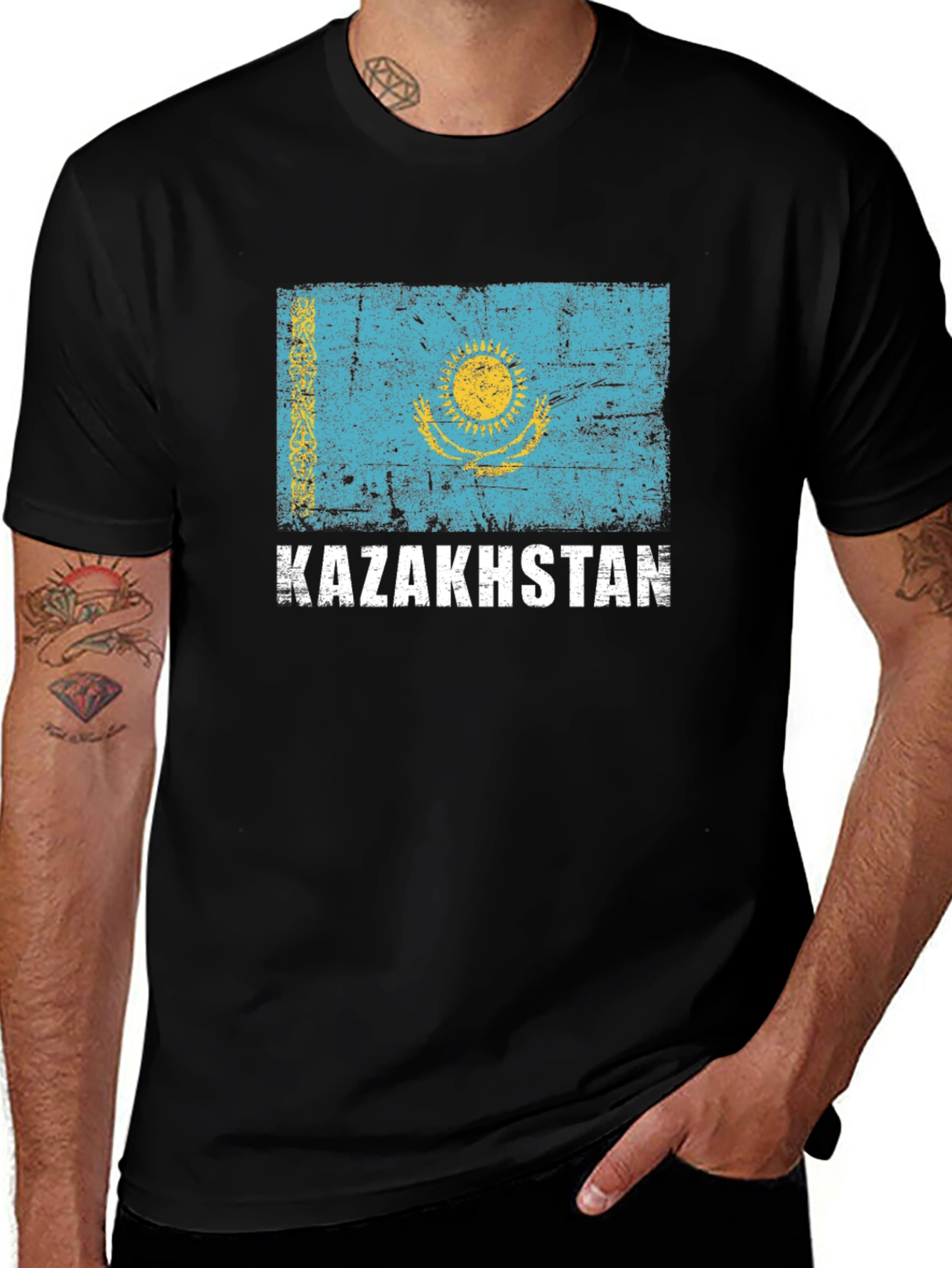Kazakhstan Flag T-Shirt