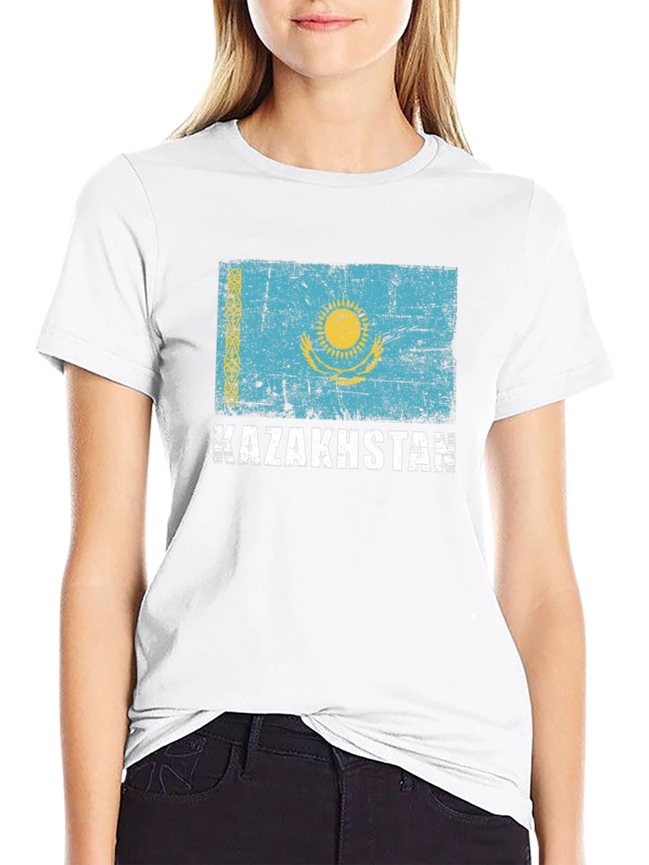 Kazakhstan Flag T-Shirt