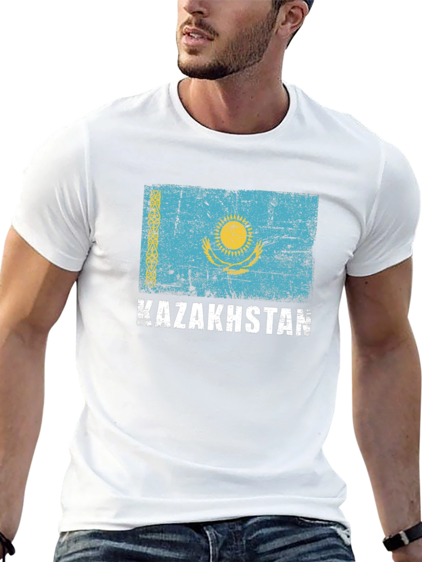 Kazakhstan Flag T-Shirt