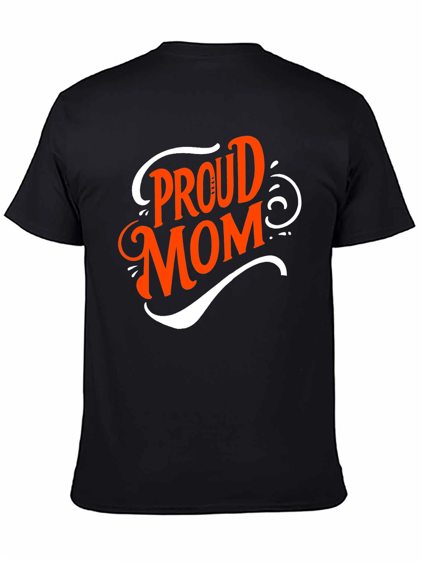 Proud Mom Graphic Tee - Black T-Shirt
