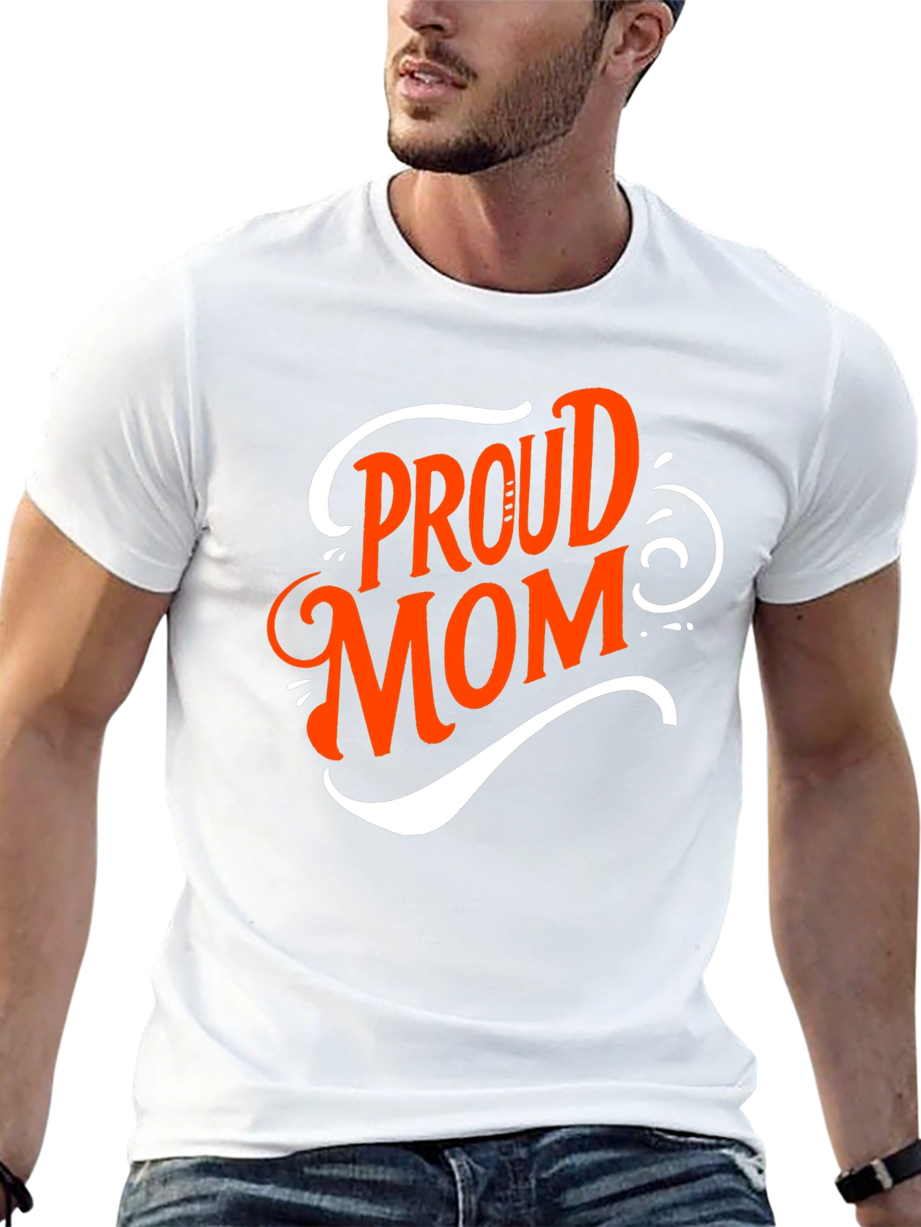 Proud Mom Graphic Tee - Black T-Shirt