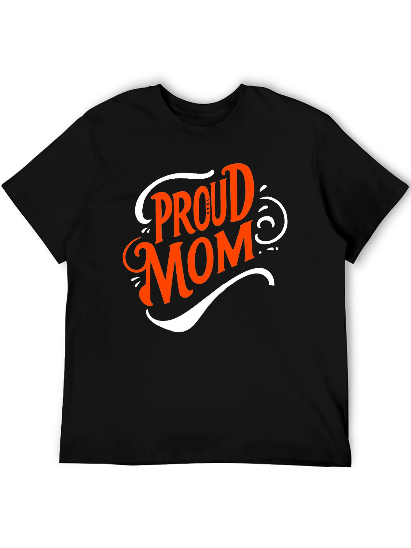 Proud Mom Graphic Tee - Black T-Shirt