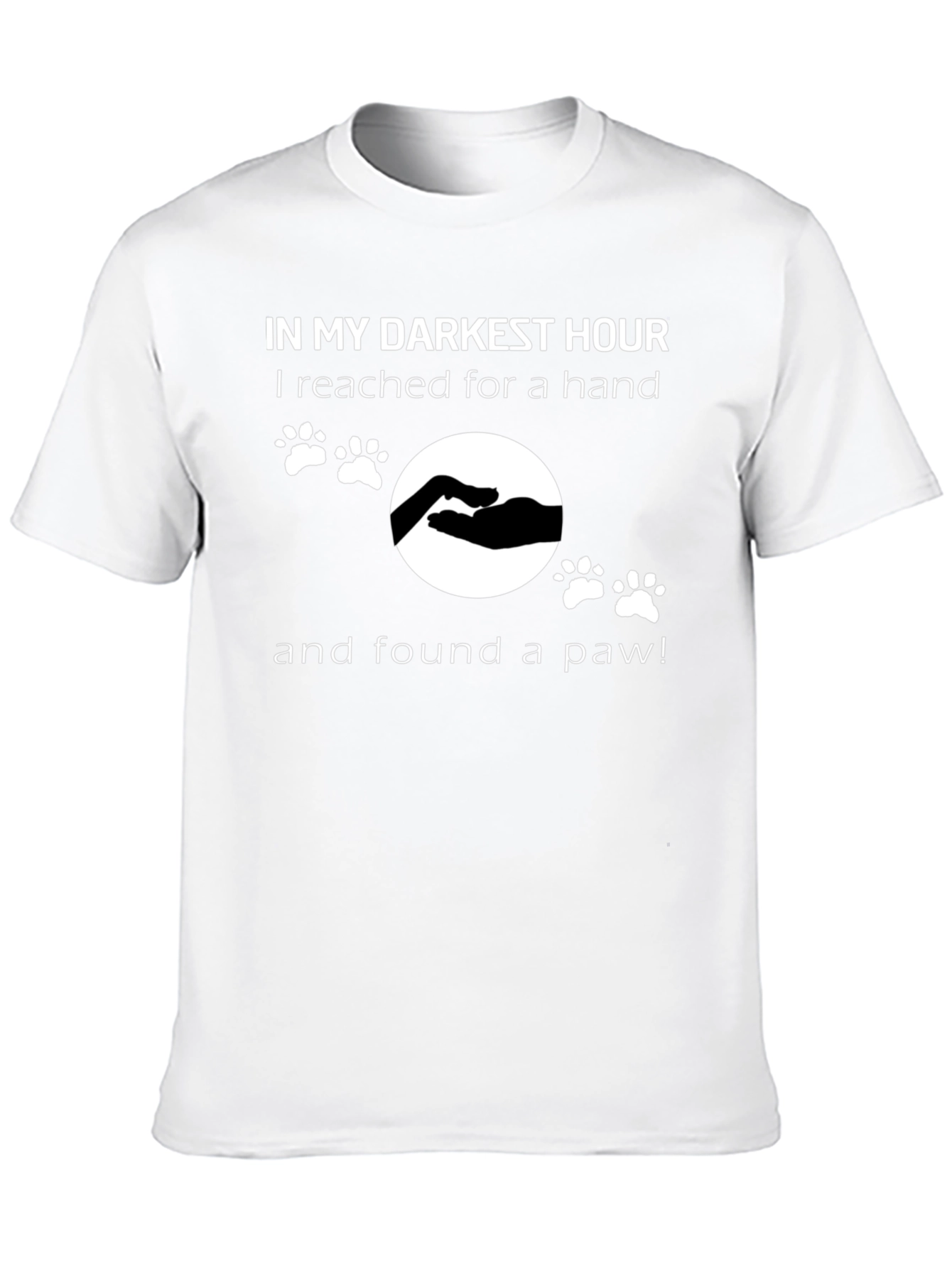 Darkest Hour Paw Print T-Shirt