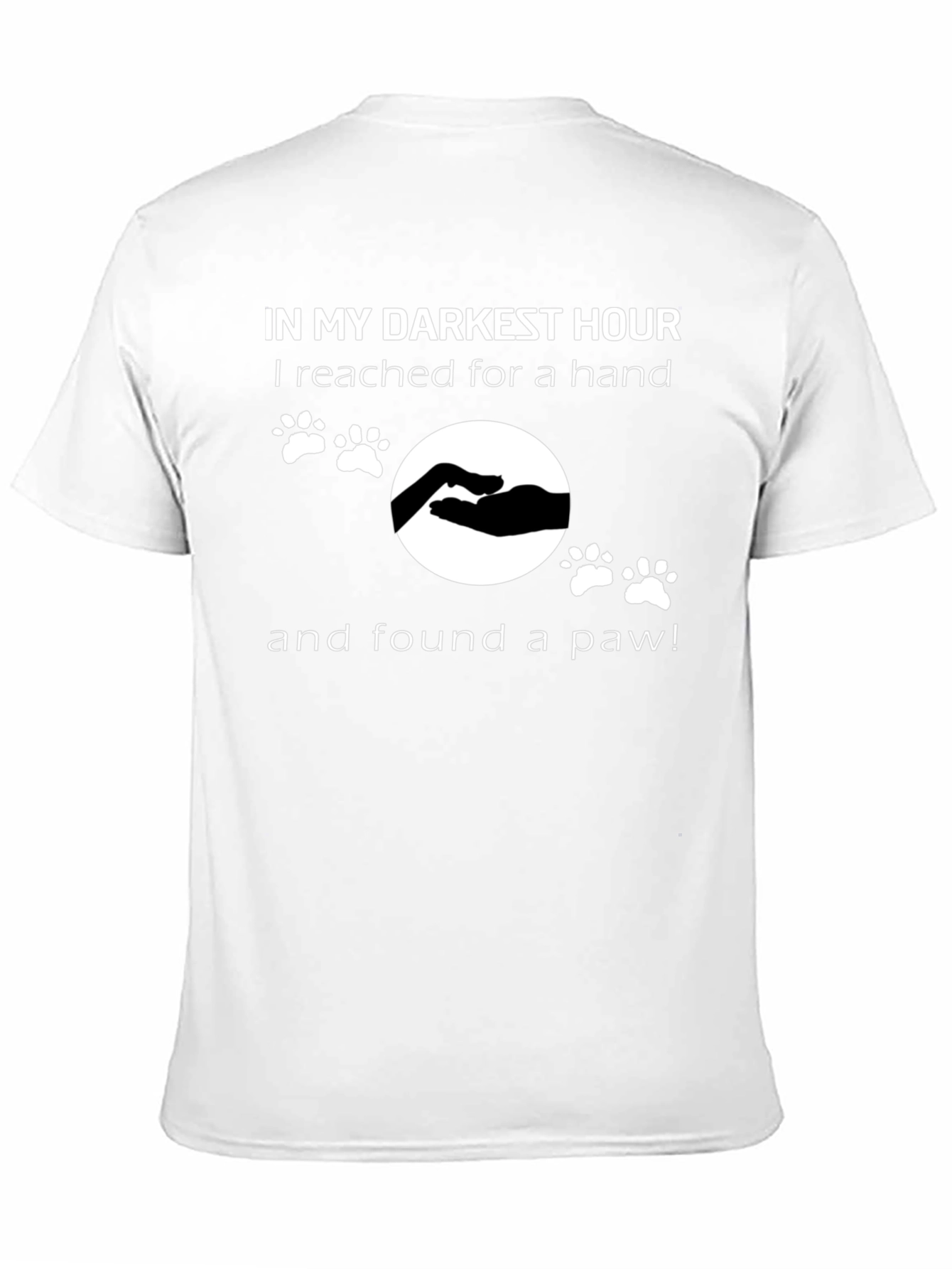 Darkest Hour Paw Print T-Shirt