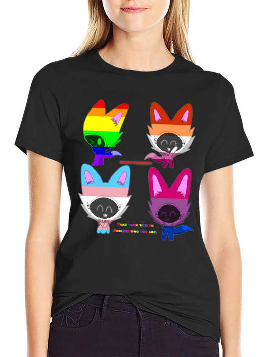 LGBTQ+ Pride Cartoon Character T-Shirt