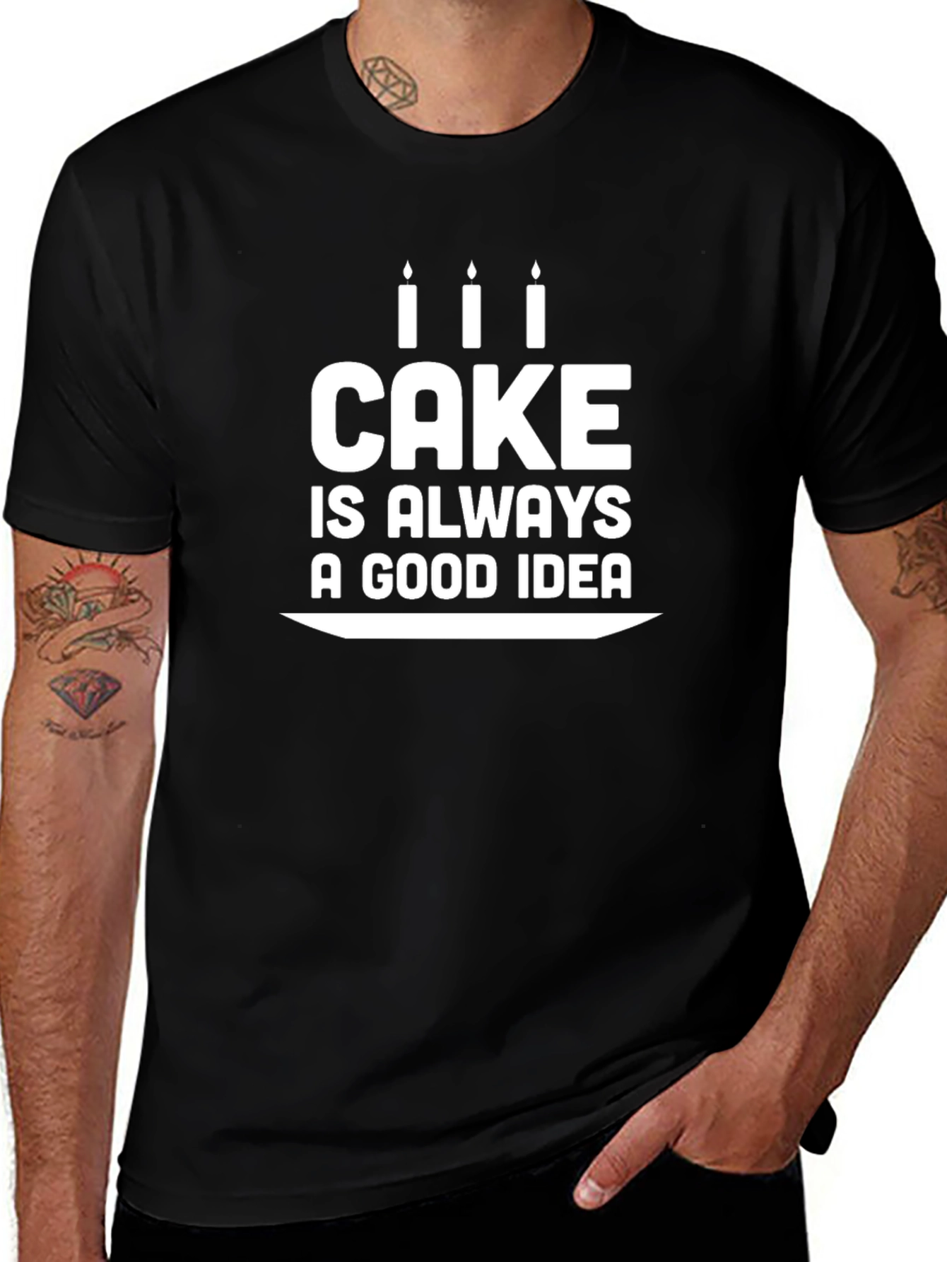 Cake is Always a Good Idea Graphic T-Shirt