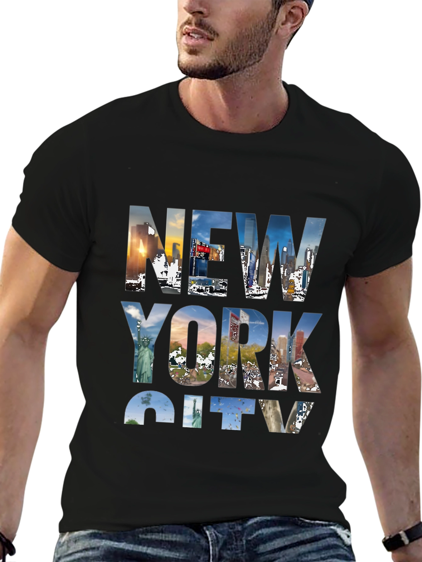 New York City Graphic Tee - Black