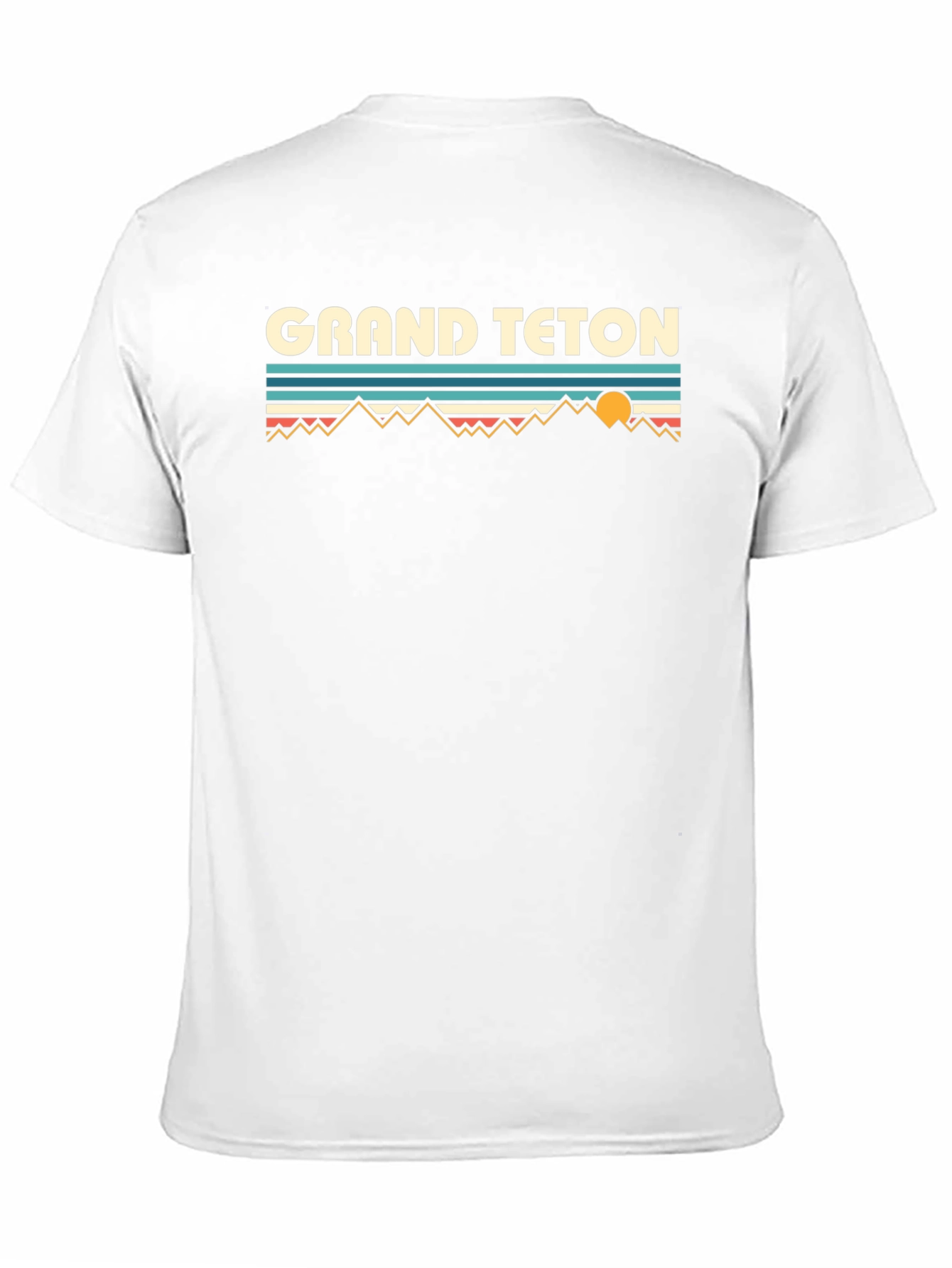 Grand Teton Graphic Tee - Retro Mountain Design