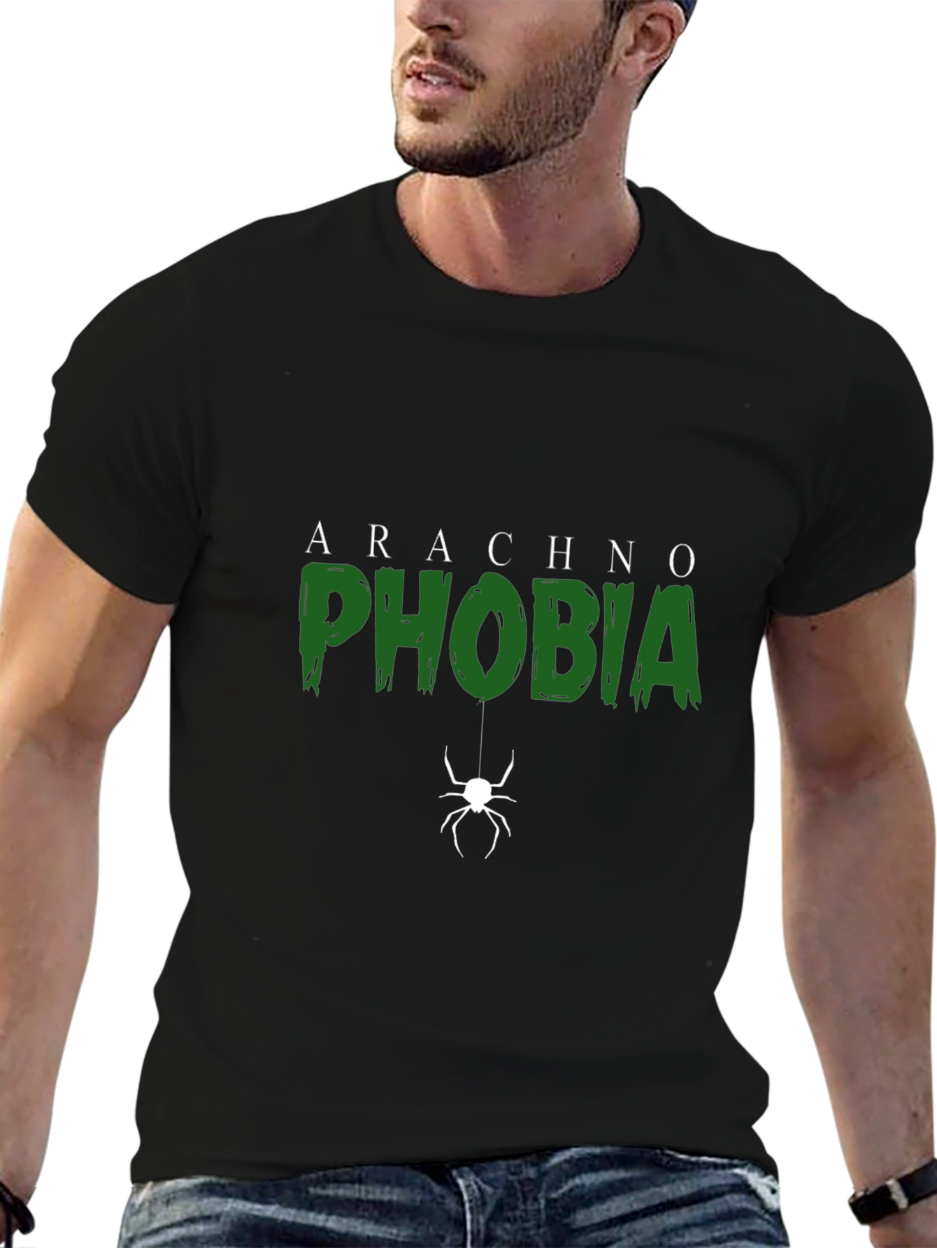 Arachnophobia T-Shirt - Scary Spider Design