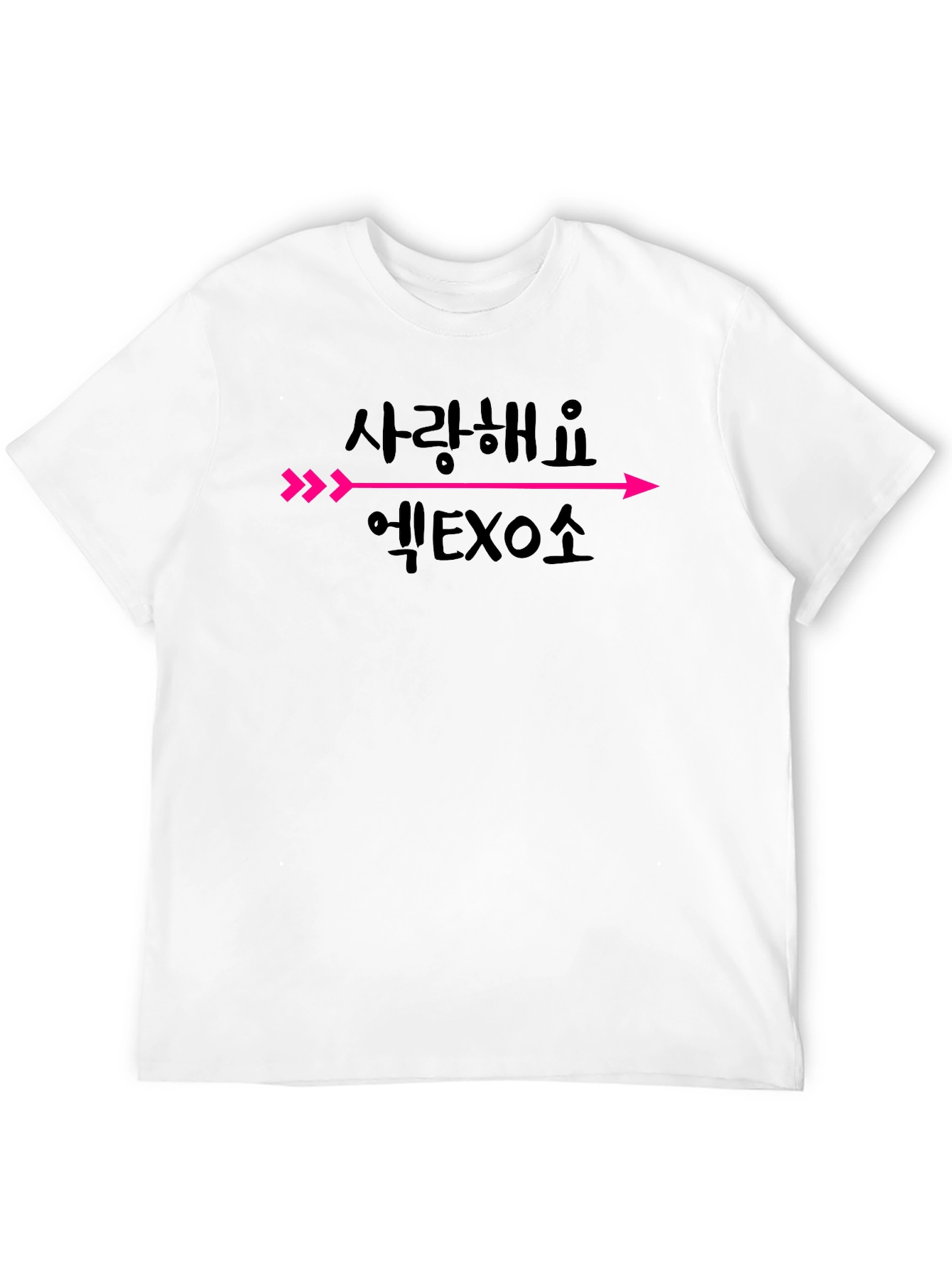 Korean Love Arrow T-Shirt - EXO Fan Tee