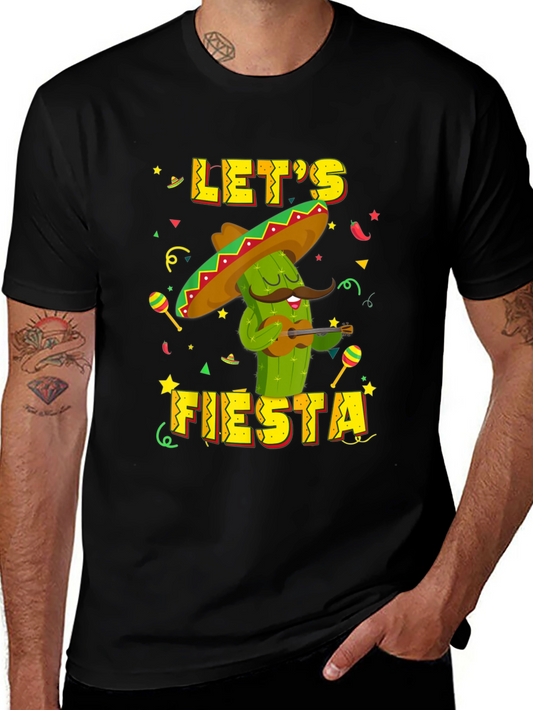 Lets Fiesta Cactus T-Shirt - Cinco de Mayo Tee