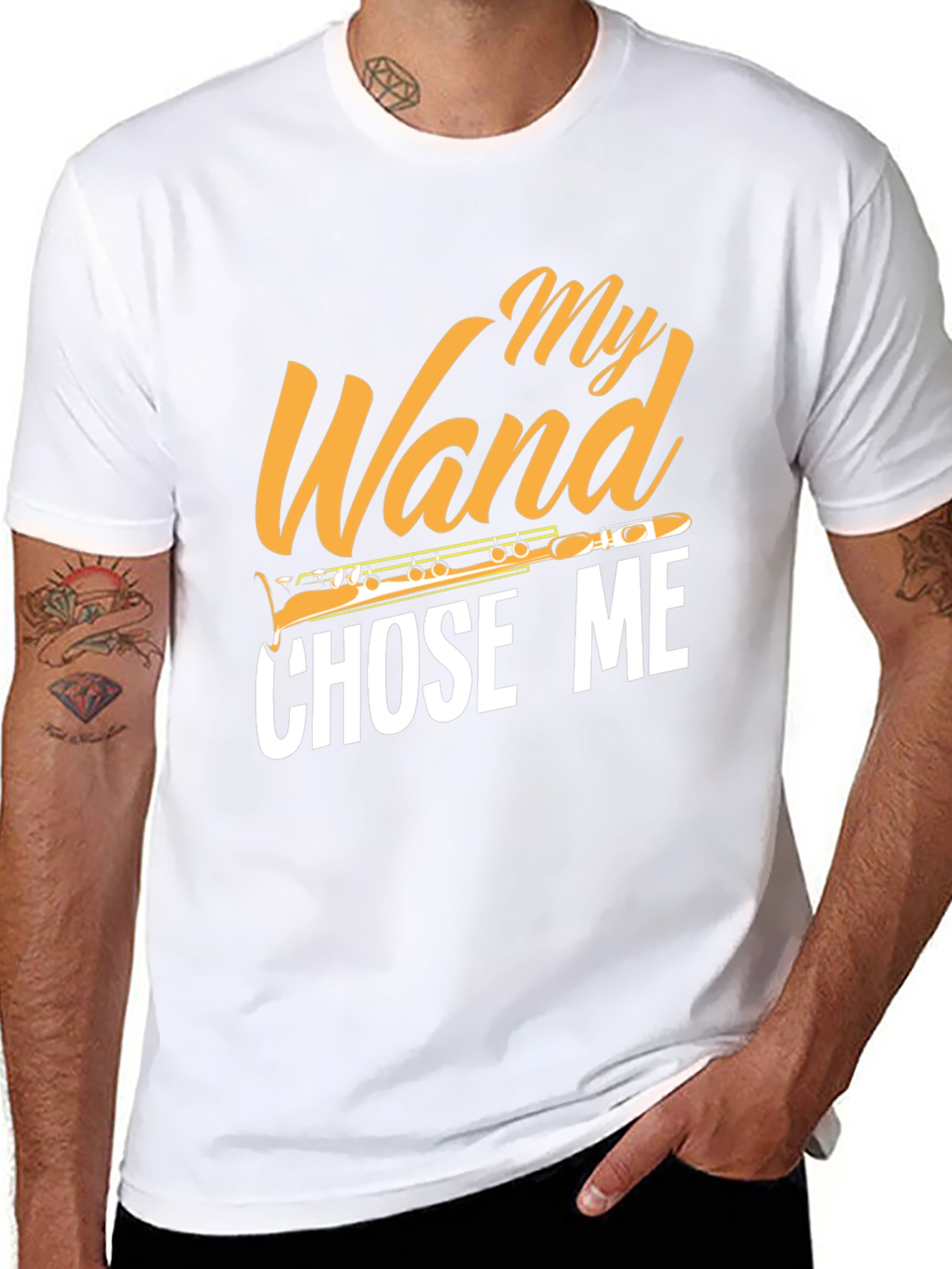 Musical My Wand Chose Me Graphic T-Shirt