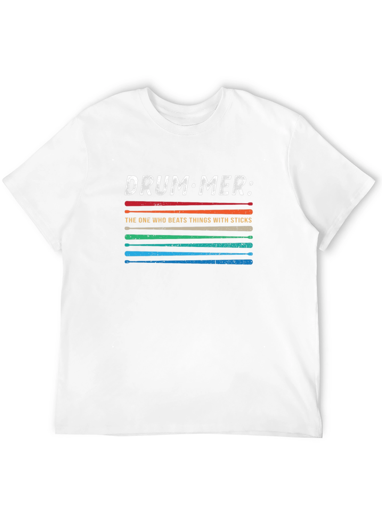 Drummer Beats Things With Sticks Graphic T-Shirt