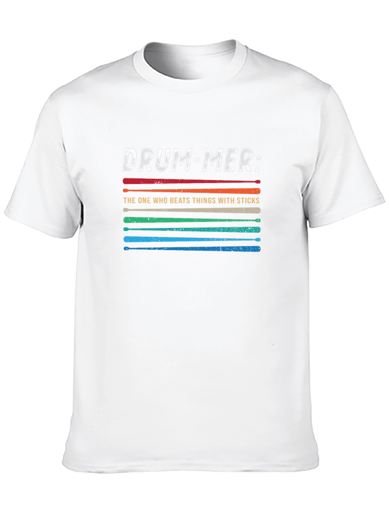 Drummer Beats Things With Sticks Graphic T-Shirt