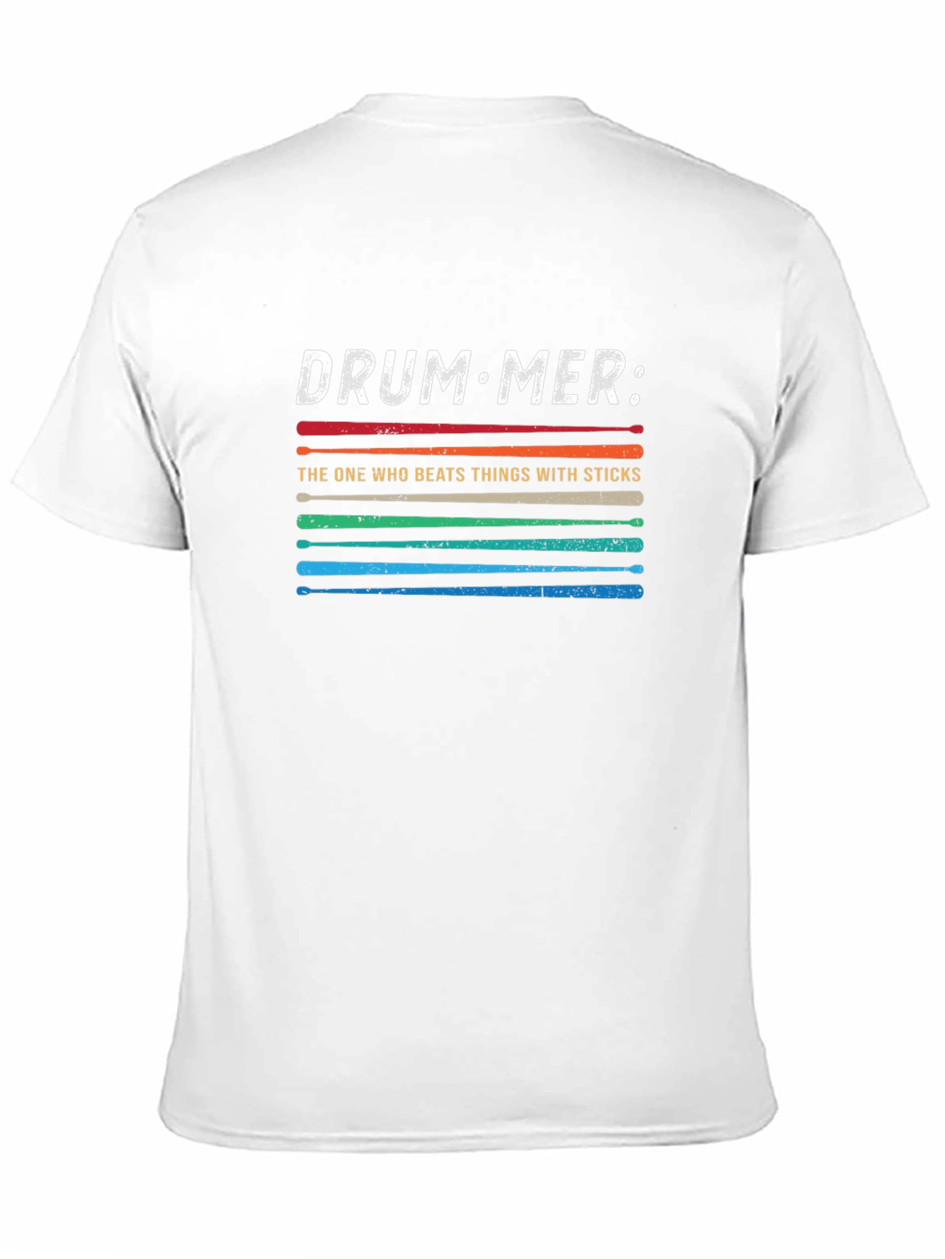 Drummer Beats Things With Sticks Graphic T-Shirt