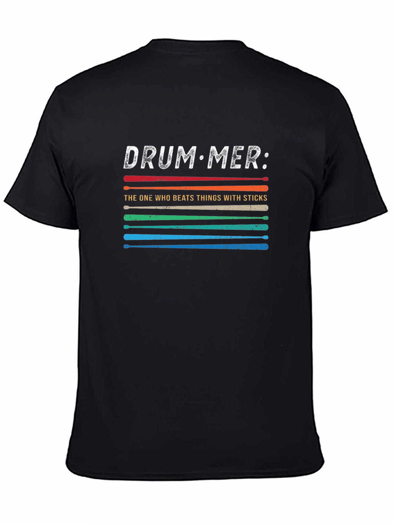 Drummer Beats Things With Sticks Graphic T-Shirt