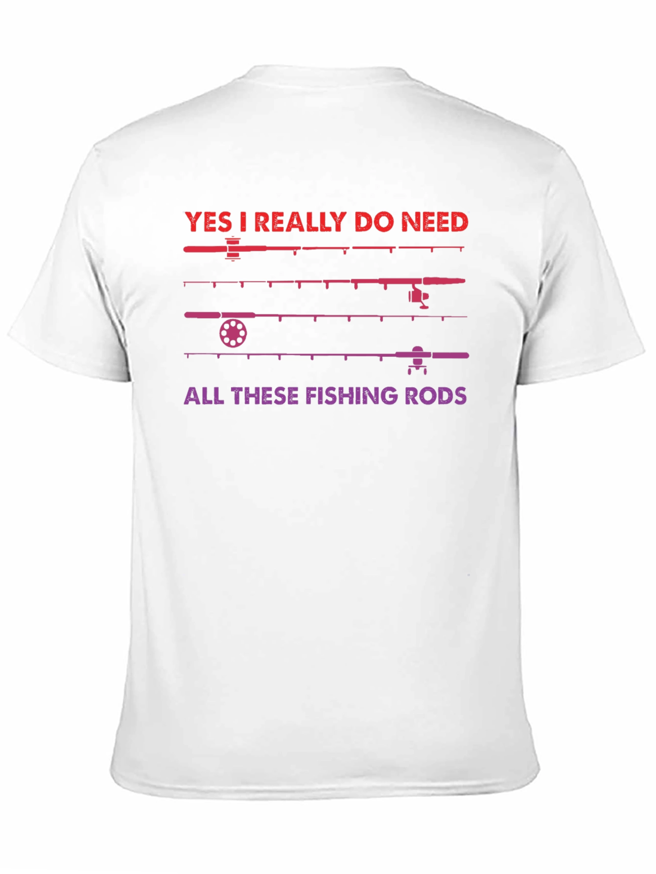 Fishing Rods Graphic T-Shirt - Fisherman Gift