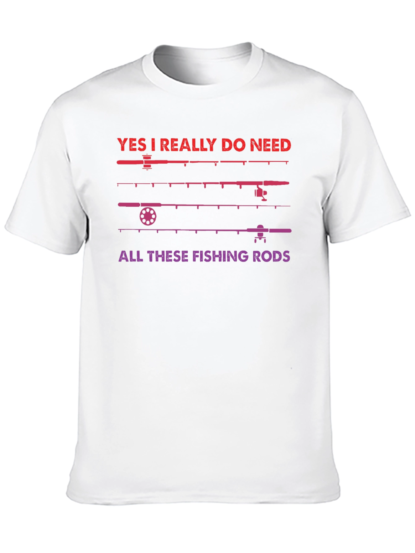 Fishing Rods Graphic T-Shirt - Fisherman Gift