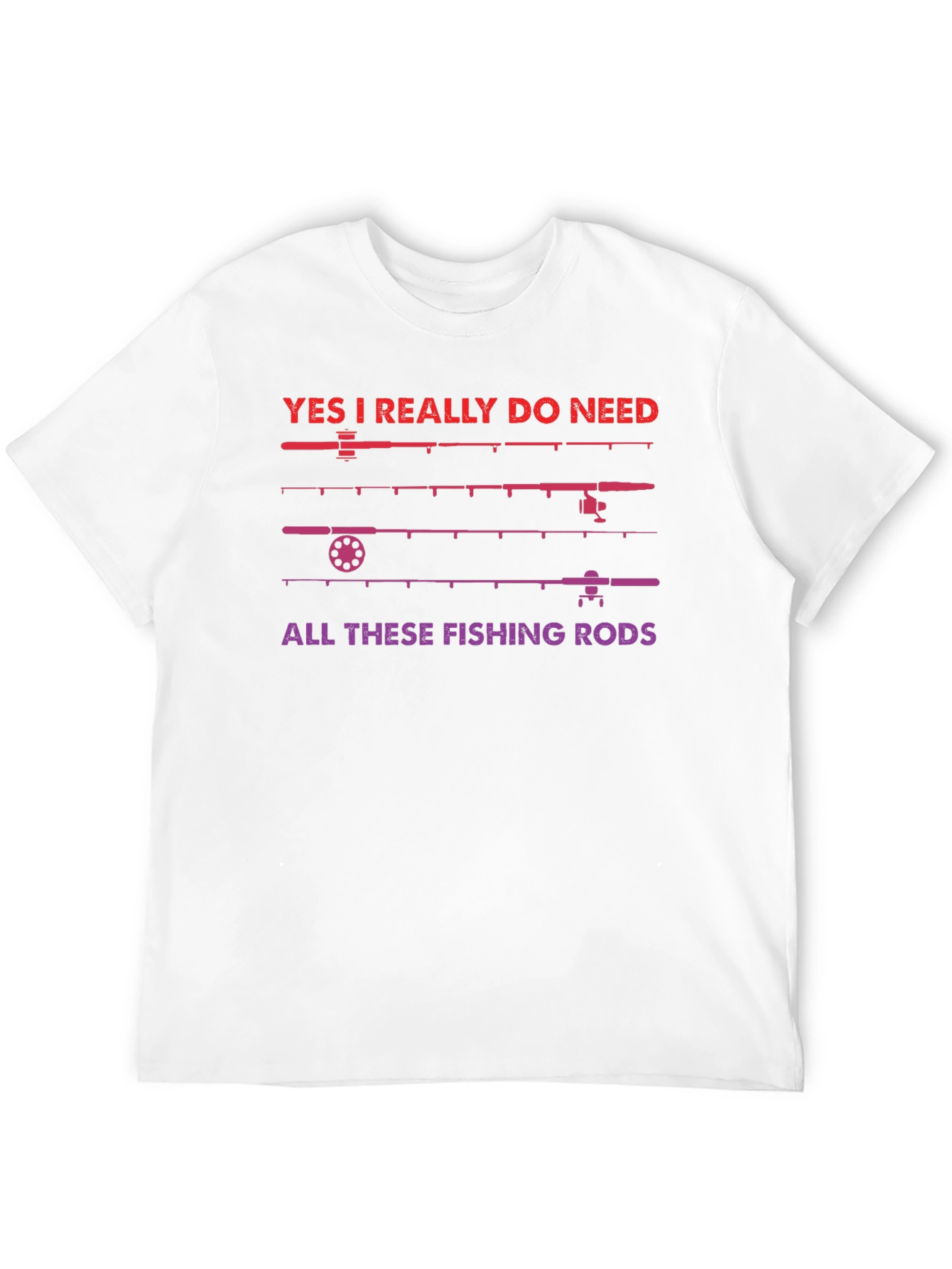Fishing Rods Graphic T-Shirt - Fisherman Gift