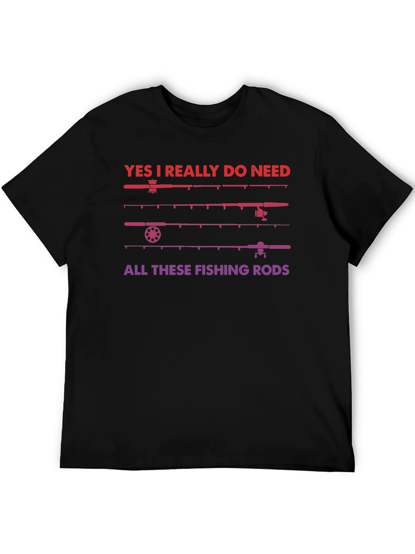 Fishing Rods Graphic T-Shirt - Fisherman Gift