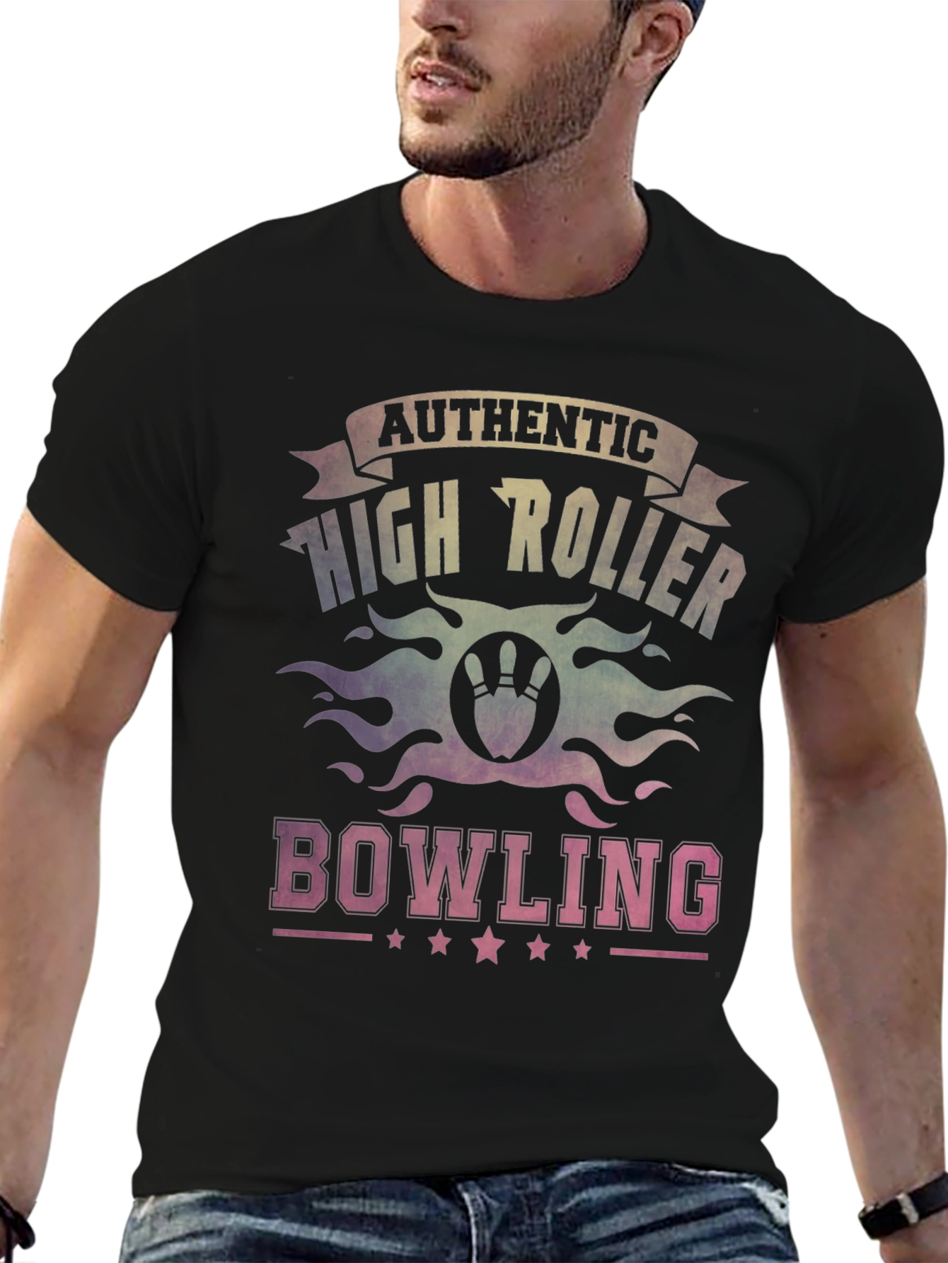 Authentic High Roller Bowling T-Shirt