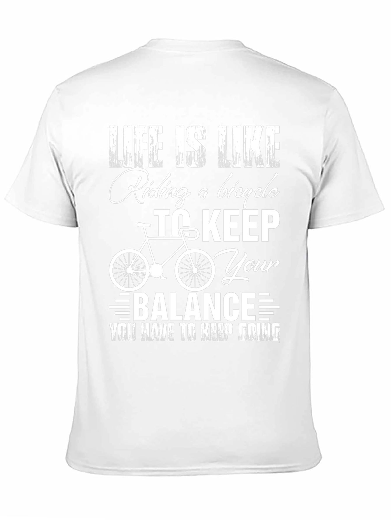 Life is Like Riding a Bicycle Graphic Tee