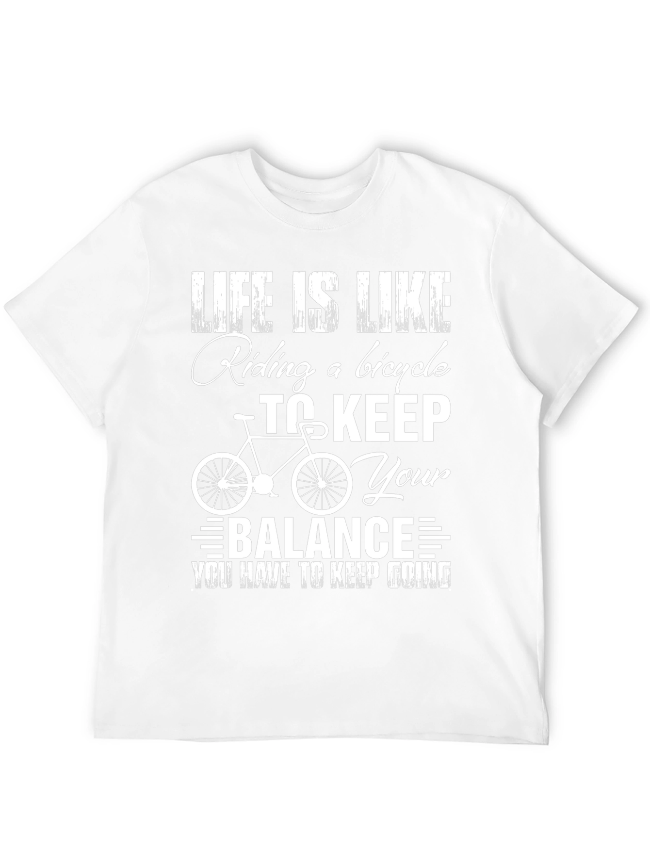 Life is Like Riding a Bicycle Graphic Tee