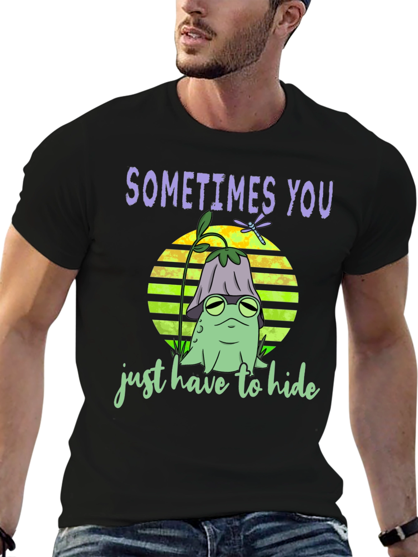 Hide Frog Tee - Sometimes You Tee