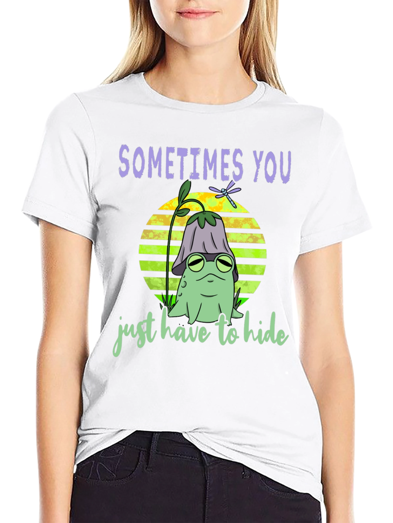 Hide Frog Tee - Sometimes You Tee