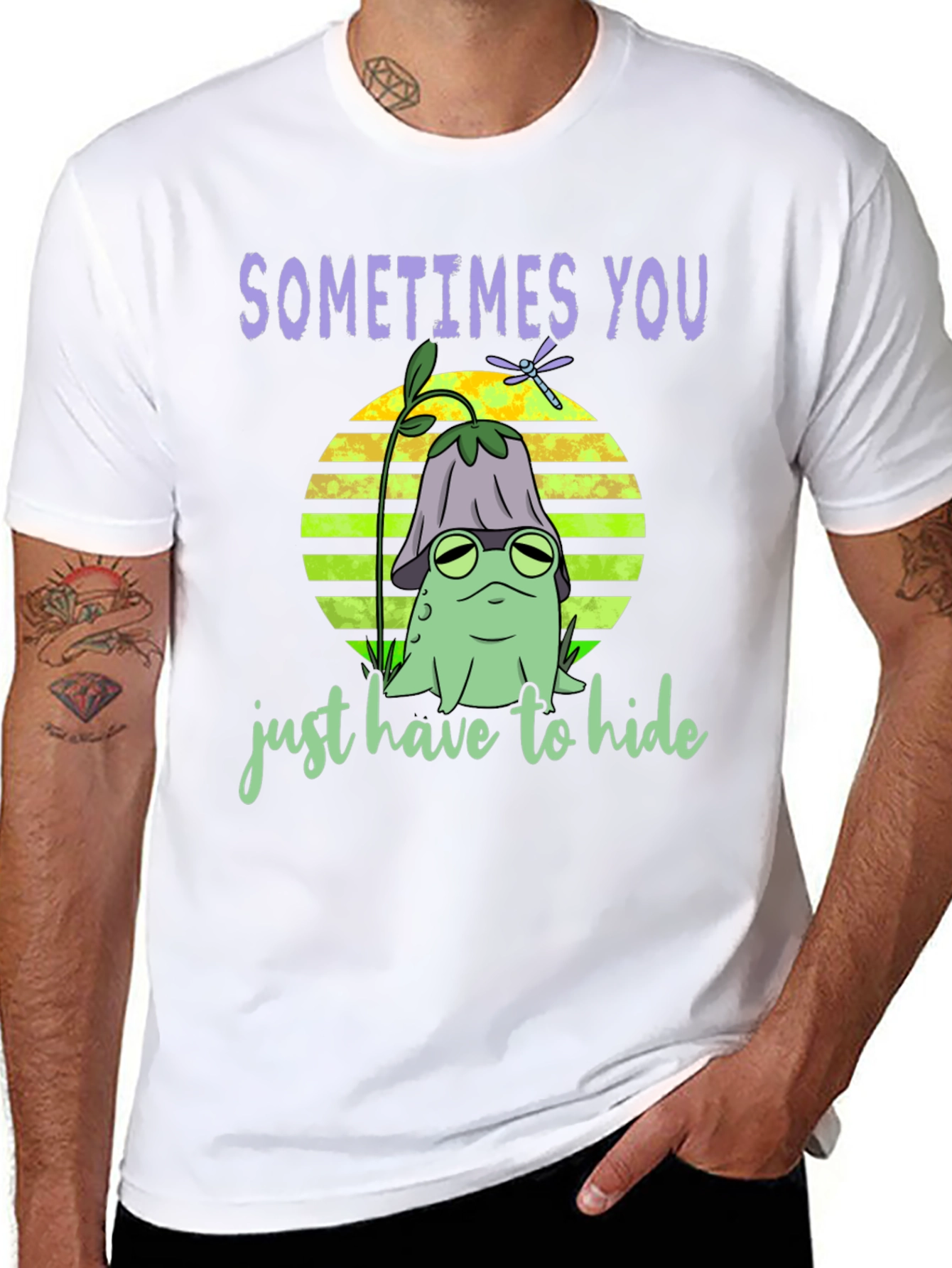 Hide Frog Tee - Sometimes You Tee