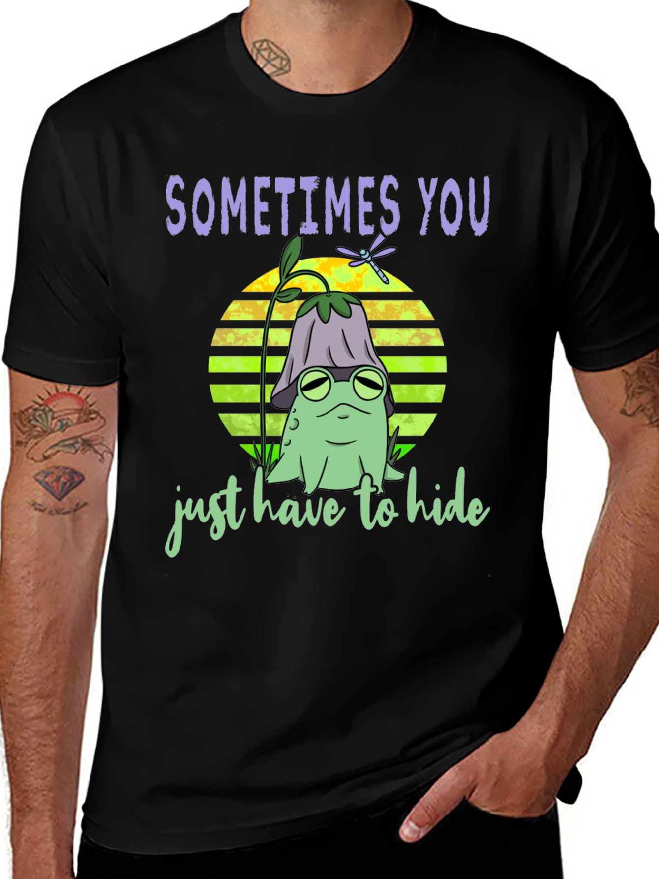 Hide Frog Tee - Sometimes You Tee