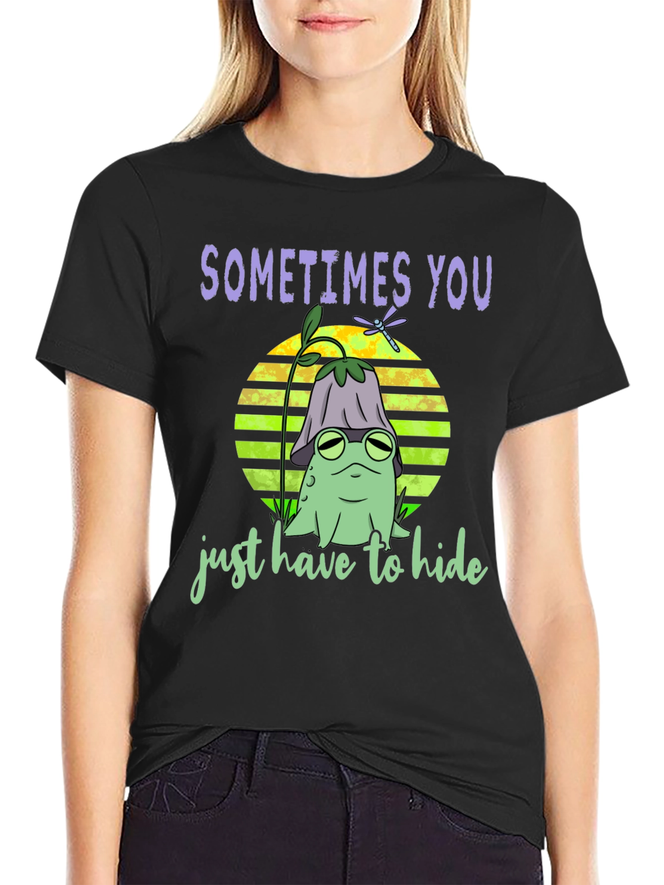 Hide Frog Tee - Sometimes You Tee