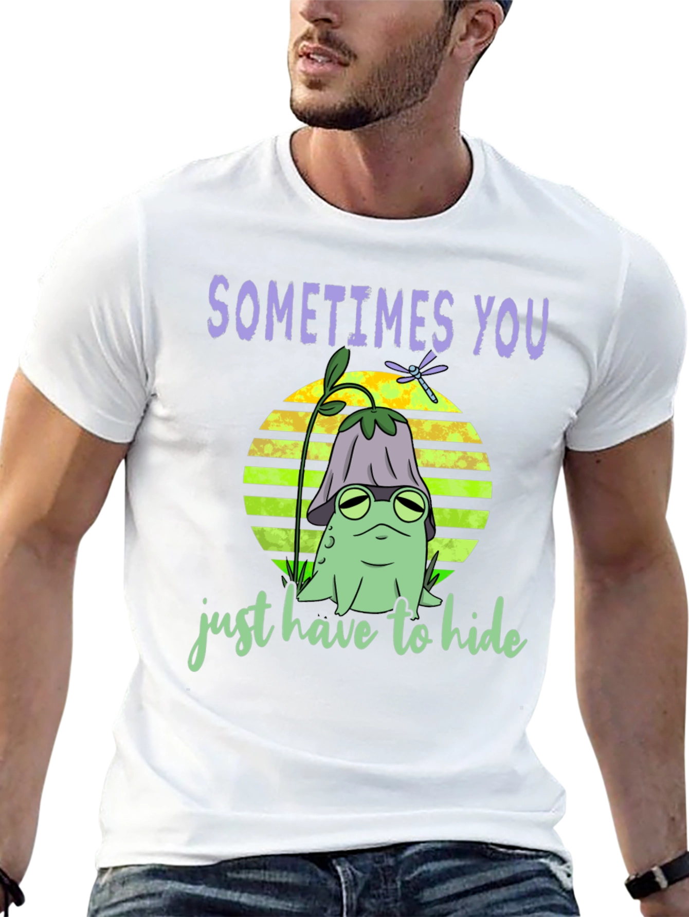 Hide Frog Tee - Sometimes You Tee