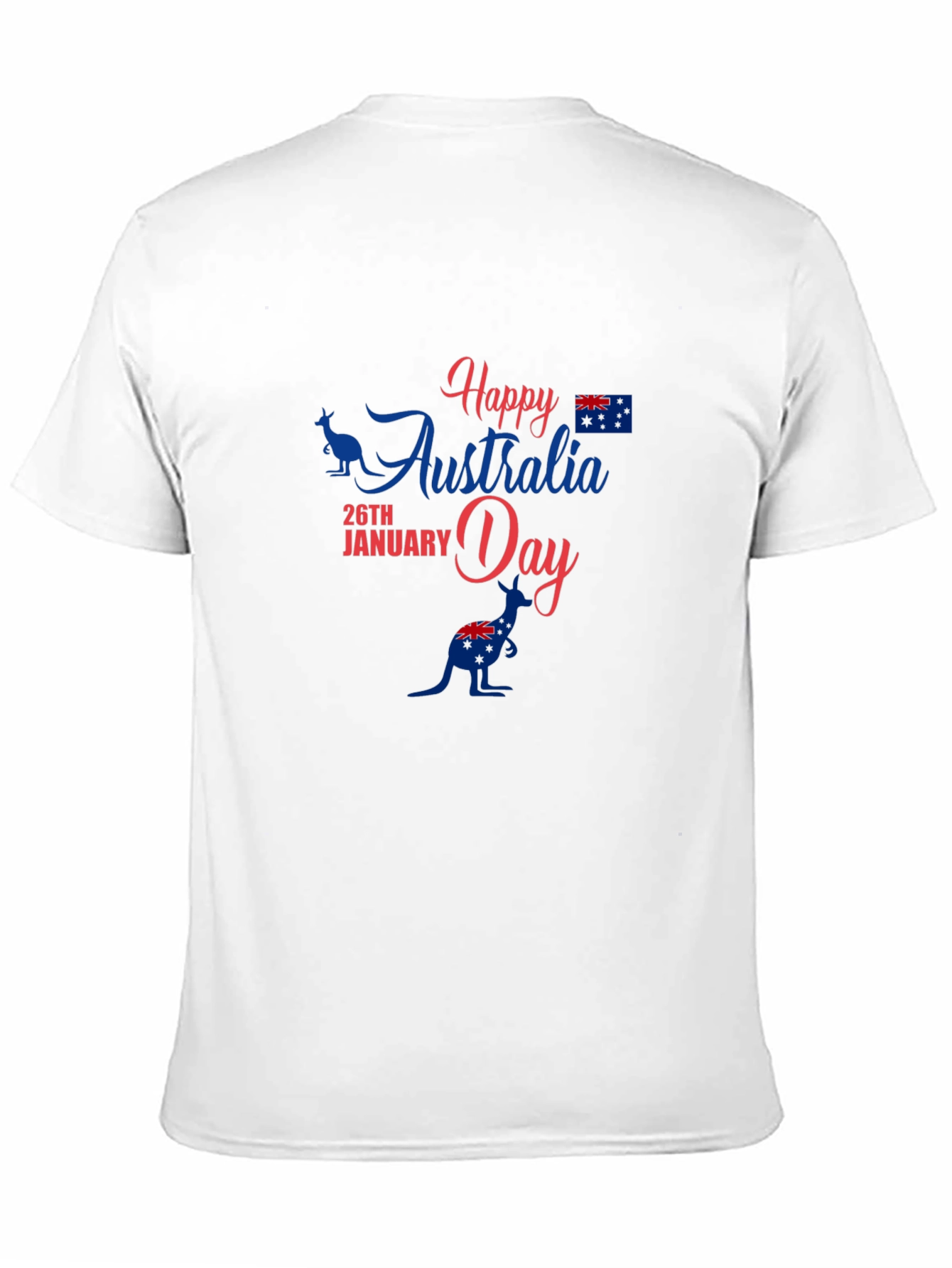 Happy Australia Day Black T-Shirt