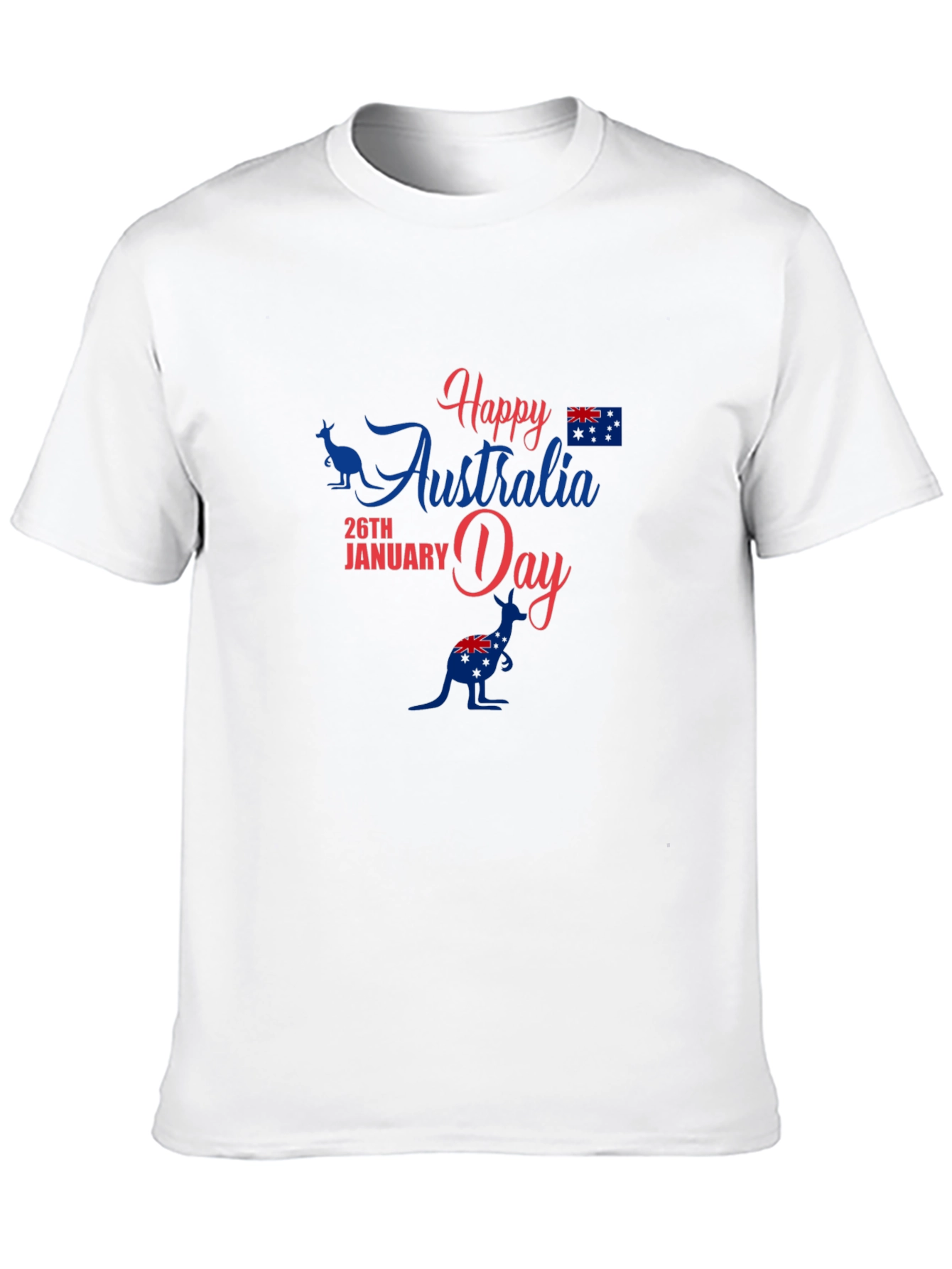 Happy Australia Day Black T-Shirt